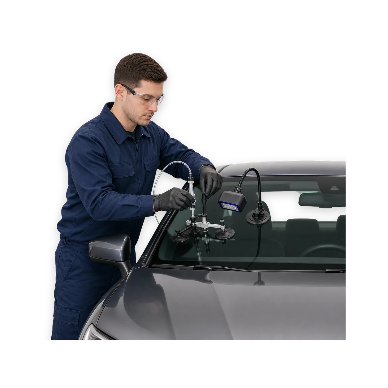 Serviço automotivo: Reparo de Trincas